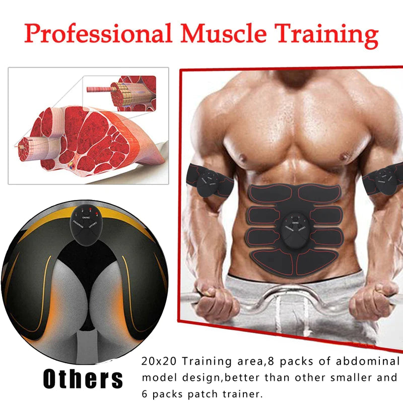 Revolutionary EMS Abdominal Muscle Toning Trainer - Achieve Your Fitness Goals Anytime, Anywhere!