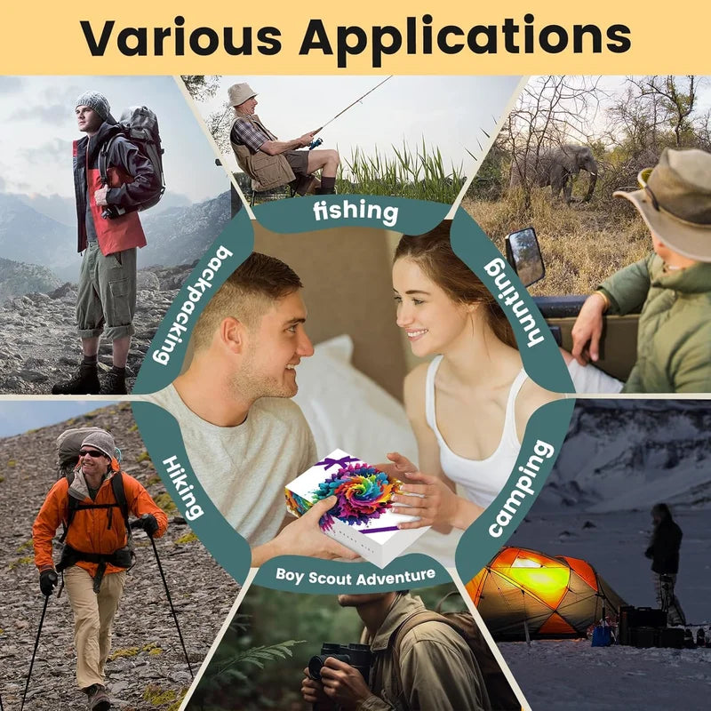 Ultimate 35-in-1 Survival Kit: Your Essential Emergency Gear for Thrilling Camping, Fishing, and Hunting Adventures – The Perfect Gift for Outdoor Enthusiasts!