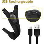 Illuminate Your Adventures with Rechargeable LED Flashlight Gloves - The Ultimate Gift for Dads, Boyfriends, and Husbands - Perfect for Fishing, Camping, and DIY Repairs!