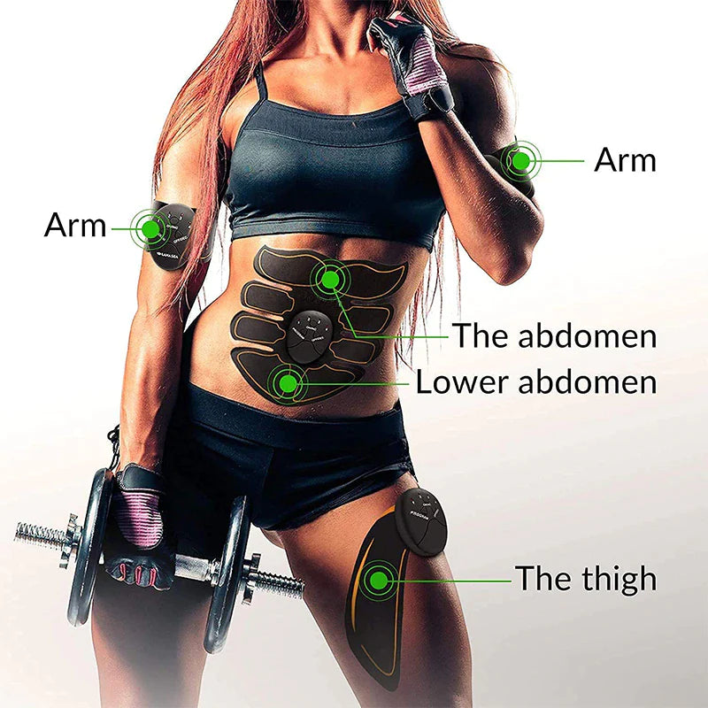 Revolutionary EMS Abdominal Muscle Toning Trainer - Achieve Your Fitness Goals Anytime, Anywhere!