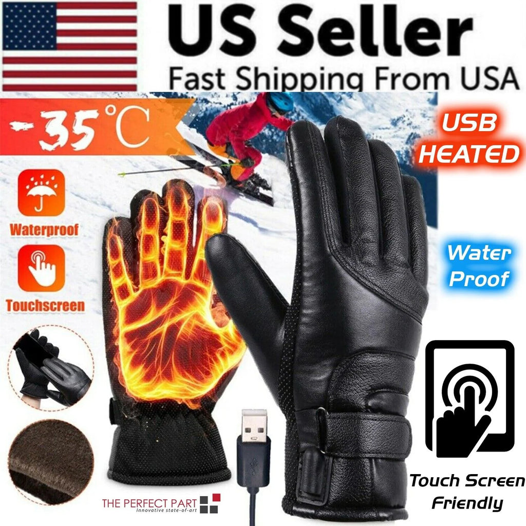 Stay Warm This Winter with Our Ultimate Electric USB Heated Gloves - Perfect for Skiing, Snowboarding, and Outdoor Adventures!