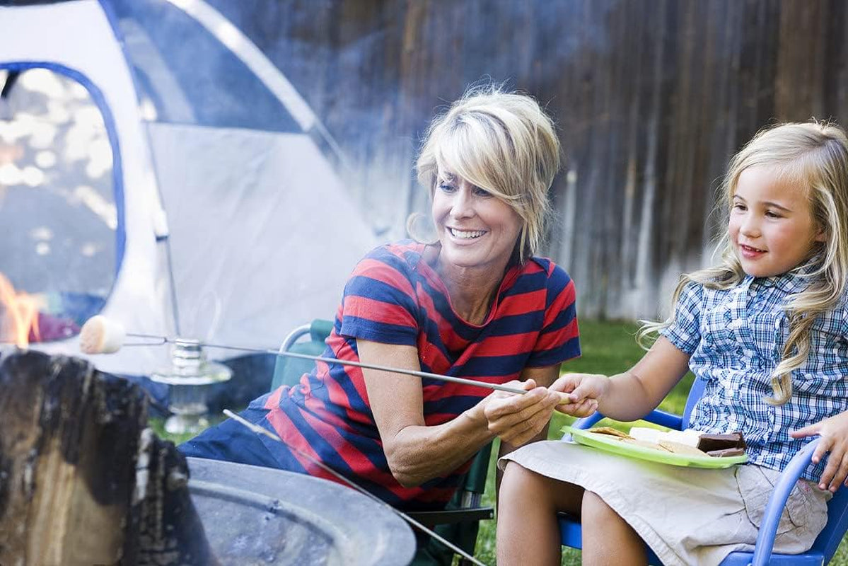 32-Inch Extendable Marshmallow Roasting Sticks - Set of 8 Colorful Telescoping Skewers for Perfectly Toasted S'mores and Hot Dogs at Campfires and Fire Pits